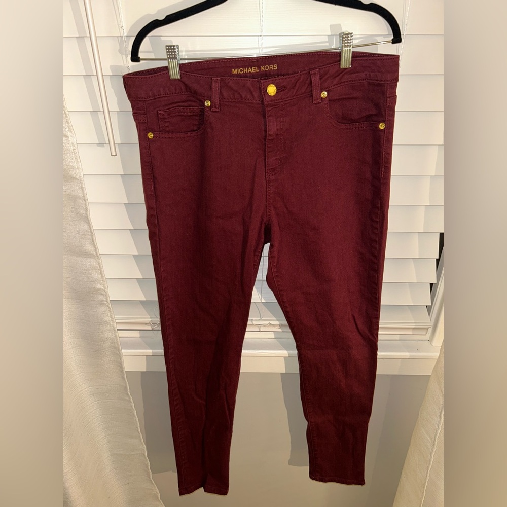 Michael Kors Wine Red Pants